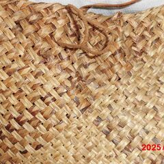 草編みの大きな手提げ袋【値下げ】の画像