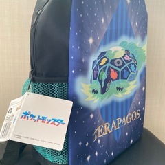 【新品タグ付き】ポケットホンスター　プラチナム雑貨サイドメッシュリュック　テラパゴス　の画像