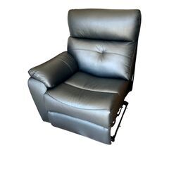 【展示品・アウトレット】関家具 3人掛け電動ソファ ラッフル ブラックの画像