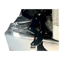 【展示品・アウトレット】関家具 3人掛け電動ソファ ラッフル ブラックの画像