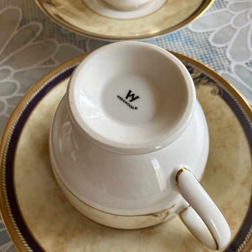 WEDGWOODのソーサー4脚