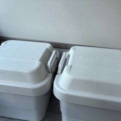 【中古】無印収納ボックス　2個セットの画像