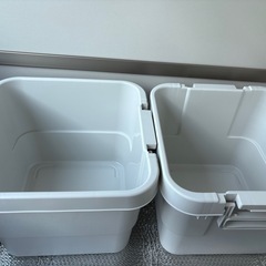 【中古】無印収納ボックス　2個セットの画像