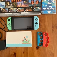 ニンテンドー　Switch本体　どうぶつの森内蔵の画像