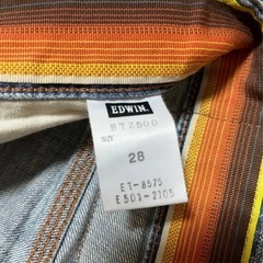 EDWINブルートリップ503ダメージデニム サイズ28の画像
