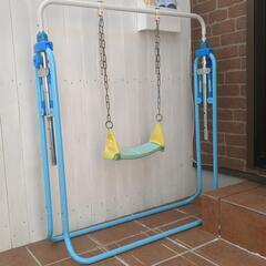 野中製作所折りたたみブランコ鉄棒　遊びが運動の画像