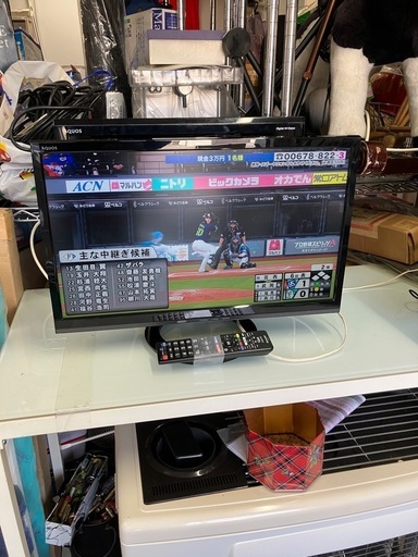シャープ 22V型 液晶 テレビ AQUOS LC-22K45-B フルハイビジョン 外付HDD対応　2017年製