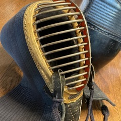 剣道　面と胴着の画像