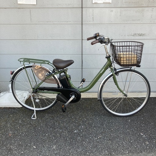 2024年度購入品　美品　パナソニック　電動アシスト自転車　BE-FL633G2 26インチ　グリーン　12Ahバッテリー　公田店