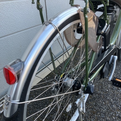 2024年度購入品　美品　パナソニック　電動アシスト自転車　BE-FL633G2 26インチ　グリーン　12Ahバッテリー　公田店 電動アシスト自転車 ビビ・L ViVi・L アイビーグリーン BE-FL634 [26