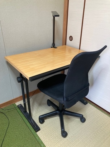 学習机セット◆デスク×イス×卓上LEDライトぜんぶまとめて◆臼杵市内引き取り希望