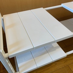 ニトリのシンク下収納 伸縮ラックの画像
