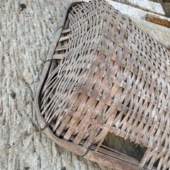 手簑　2つセット　ちりとり　アンティークレトロ　古道具　の画像