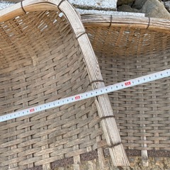 手簑　2つセット　ちりとり　アンティークレトロ　古道具　の画像