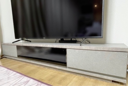 【3月中】日本製テレビ台 210cm 大川家具 定価6万【取りに来て下さる方限定】