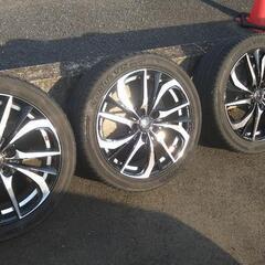 Weds Leonis TE 18インチ4本 タイヤおまけ