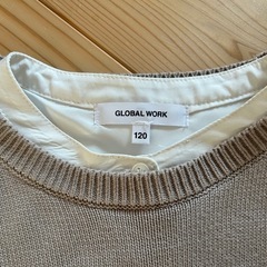 【お取引者様確定】120センチ GLOBAL WORK シャツワンピースの画像