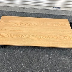 ニトリ キャスター付き 折りたたみテーブルの画像