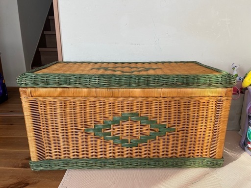 横幅80cm　ラタン家具　収納　籐