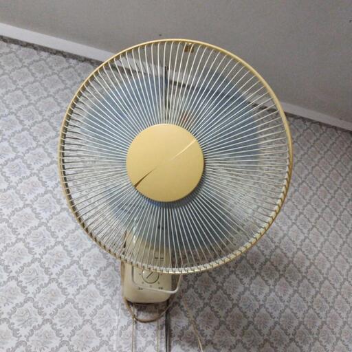 レトロ　壁付け扇風機　National