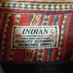 ◆古着◆東洋 INDIAN MOTORCYCLE  ネイティブシャツの画像