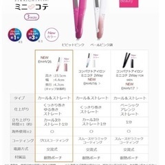 Panasonic ヘアアイロンEH-HV26 【海外対応】の画像