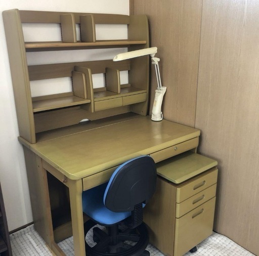 【受渡者様　決定しました】学習机　６点セット　ニトリ　