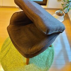 一人ソファー　焦げ茶色　一人暮らしに最適の画像