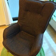 一人ソファー　焦げ茶色　一人暮らしに最適