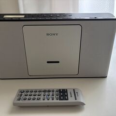 ソニー ZS-E80W ホワイト(CDラジオ) ワイドFM対応 ...