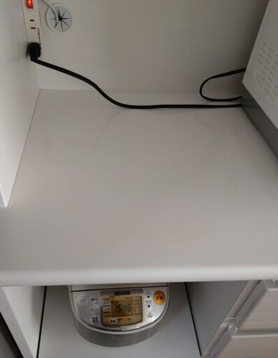 ニトリ　キッチンボード (アルミナ2 100KB WH)　中古品