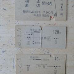 国鉄時代の切符