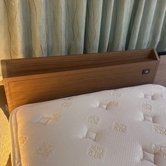 シングルベッドセット　マットレス付きの画像