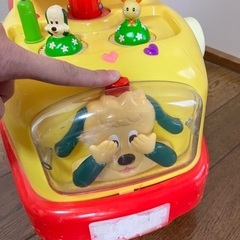 【お譲りします】押し手付き乗用 ワンワンとうーたん らくらくキャスターの画像