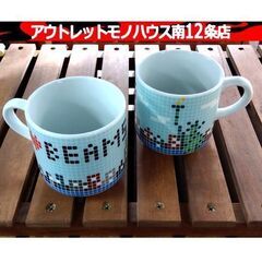 美品 I♡BEAMS マグカップ 2客セット The Porce...