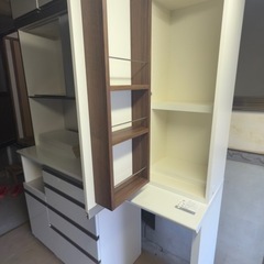 パナモウ　食器棚　横幅160x 縦200-220cm の画像