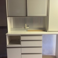 パナモウ　食器棚　横幅160x 縦200-220cm の画像