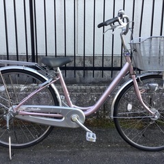 中古自転車☆丸石AEGIS☆26インチ☆6段変速ママチャリ通勤通学防犯登録 