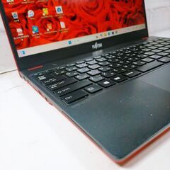 美品 SSDWebカメラpc Bluetooth ノートパソコン赤555の画像