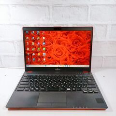 美品 SSDWebカメラpc Bluetooth ノートパソコン赤555の画像