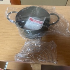 新品未使用キッチンメイトの鉄製天ぷら鍋