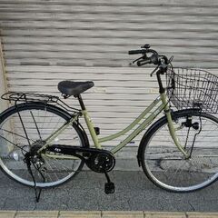 美品☆Fit'z[フイッツ]27吋 ファミリーサイクル 外装6段...