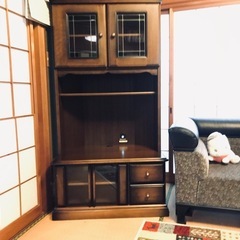 美品テレビ台と収納棚のセットの画像