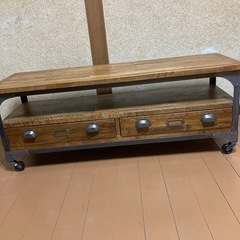 アンティーク テレビ台 収納棚 の画像