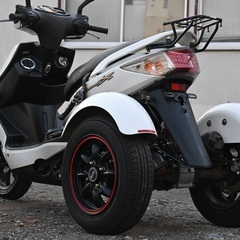YAMAHA＊シグナスXトライク＊普通免許で乗れます！＊1,230km＊側車付軽二輪＊バックギア付き＊SE44J＊陸送等可能です！！の画像