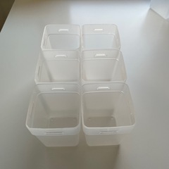 セリア 靴下収納ボックス S M セットの画像