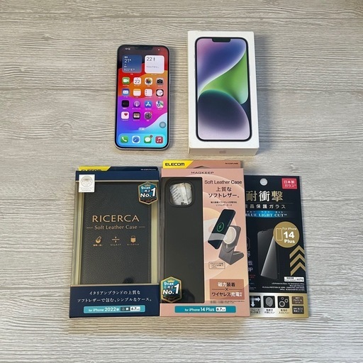 4/6付SIMフリー iPhone 14Plus 128GB 新品ケース付き