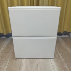 カインズ　クローゼットケースx2個　収納ケース　収納の画像