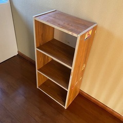 【お取引き中！】カラーボックス　木目の画像