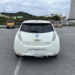 日産リーフ　電気自動車　車検満タンの画像